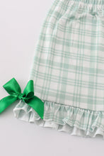 Green farm embroidery smocked girl set - ARIA KIDS