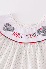 Maroon roll tide embroidery girl set - ARIA KIDS