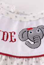 Maroon roll tide embroidery girl set - ARIA KIDS