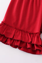 Maroon roll tide embroidery girl set - ARIA KIDS