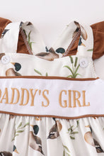 Khaki duck daddy's girl embroidery set - ARIA KIDS