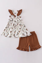 Khaki duck daddy's girl embroidery set - ARIA KIDS