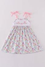 Butterfly floral embroidery girl dress - ARIA KIDS