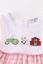 Pink farm embroidery girl bloomer set - ARIA KIDS