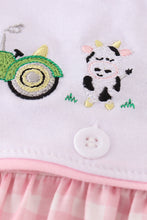 Pink farm embroidery girl bloomer set - ARIA KIDS