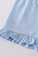 Blue lemon french knot girl set - ARIA KIDS