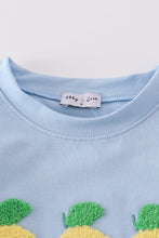 Blue lemon french knot boy set - ARIA KIDS