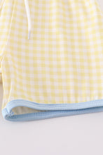 Blue lemon french knot boy set - ARIA KIDS
