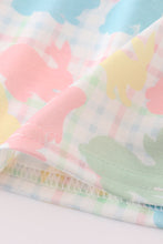 Easter bunny print bow girl dress - ARIA KIDS