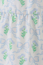 Green leaves bow print mom&me dress - ARIA KIDS
