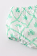Blue St.Patricks clover boy bloomer set - ARIA KIDS