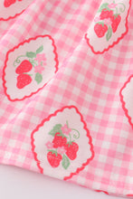 Pink strawberry girl bloomer set - ARIA KIDS