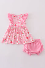 Pink strawberry girl bloomer set - ARIA KIDS