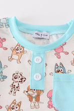Blue character print boy set - ARIA KIDS
