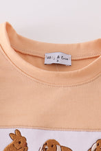 Tan easter bunny embroidery boy set - ARIA KIDS
