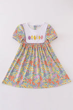Easter floral bunny egg embroidery girl dress - ARIA KIDS