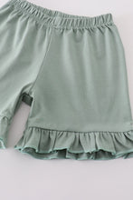 Sage farm print girl set - ARIA KIDS