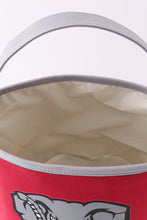 Maroon elephant print bucket - ARIA KIDS