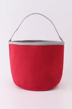 Maroon elephant print bucket - ARIA KIDS