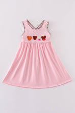 Pink character ice cream french knot dress - ARIA KIDS
