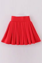 Red Pleats active skorts - ARIA KIDS