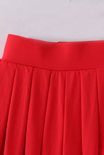 Red Pleats active skorts - ARIA KIDS