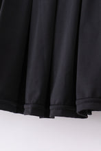 Black Pleats active mom&me skorts - ARIA KIDS