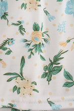 Green floral print set - ARIA KIDS