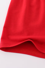 Red fire truck applique shorts set - ARIA KIDS