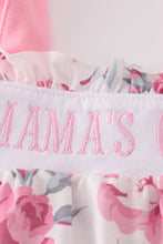 Pink floral MAMA'S embroidery bloomer set - ARIA KIDS