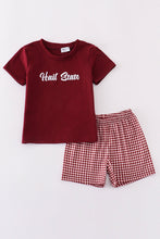Maroon Hail State embroidery set - ARIA KIDS