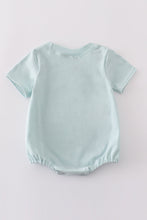 Blue crane truck applique bubble - ARIA KIDS