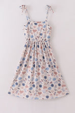 Blue ocean breeze shells print mom&me dress - ARIA KIDS