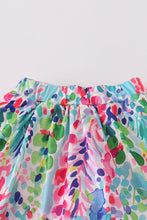 Rainbow garden print skorts set - ARIA KIDS