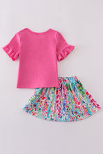 Rainbow garden print skorts set - ARIA KIDS