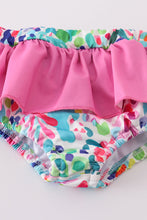 Rainbow garden print 2pc swimsuit - ARIA KIDS
