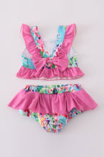 Rainbow garden print 2pc swimsuit - ARIA KIDS