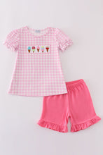 Pink ice cream embroidery set - ARIA KIDS