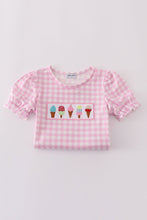 Pink ice cream embroidery set - ARIA KIDS