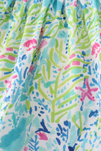 Ocean bloom print ruffle set - ARIA KIDS