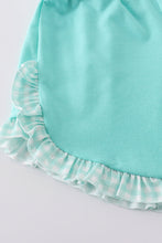 Ocean bloom print ruffle set - ARIA KIDS