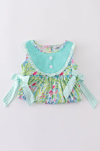 Ocean bloom print ruffle set - ARIA KIDS