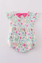 Meadow delight print girl bubble - ARIA KIDS