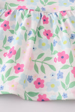 Meadow delight print girl bloomer set - ARIA KIDS