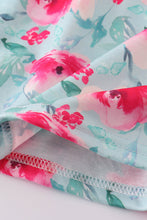 Blushing rose garden print girl dress - ARIA KIDS