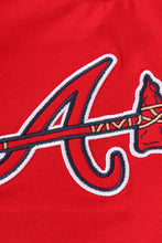 Red Georgia Atlanta Braves applique boy shorts set - ARIA KIDS