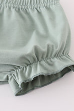 Green duck print bloomer set - ARIA KIDS