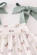 Green duck print set - ARIA KIDS