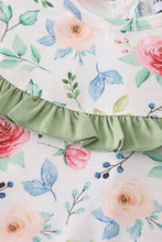 Green garden rose bloomer set - ARIA KIDS