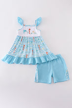Blue marine creature embroidery set - ARIA KIDS